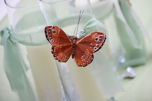 Close up Detail of an outdoor wedding