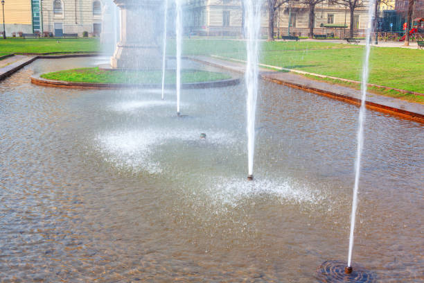 istock Fountain in the city park 1500441745