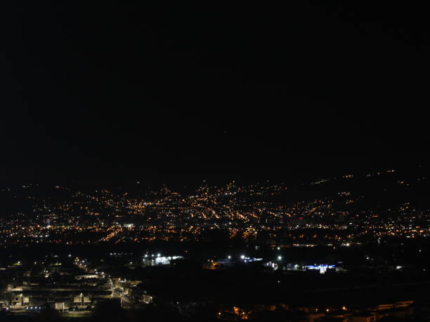 istock Central Valley of Costa Rica during night 1500442523