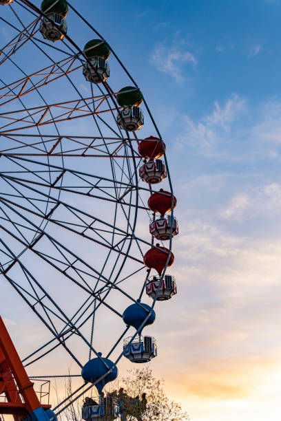 istock Ferris wheel in an amusement park 1500449468