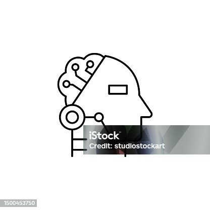 istock Artifical Intelligence Line Icon, Editable Stroke 1500453750