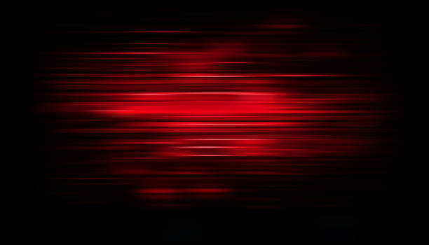 istock Abstract background blurred red colorful rays light on black with the gradient texture lines effect motion design pattern graphic. 1500460888
