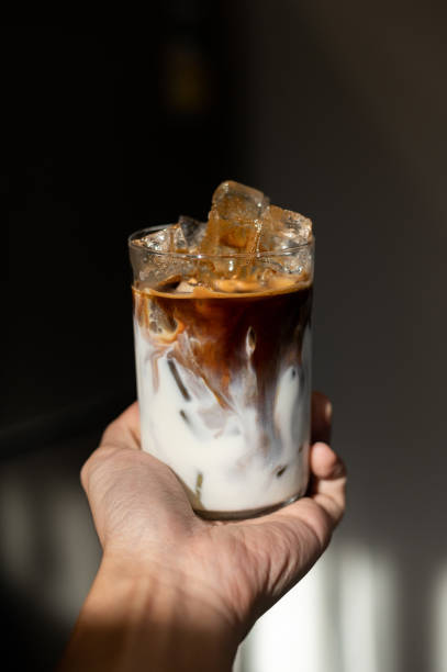 istock Glass of coffee on the table 1500461914