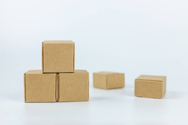 istock logistic import, export concept. Paper box on white background. home delivery service from supermarket, Finance commerce. product package transport. 1500464145