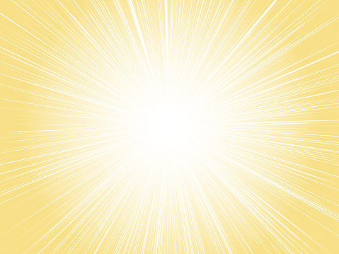 Sun rays that emit intense light_It is a pale concentrated line background.