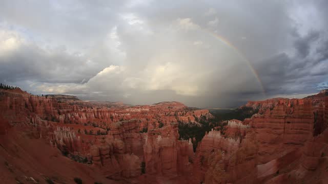 Bryce Canyon National Park and a rainbow