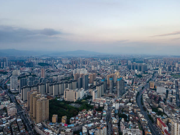 istock A city and streets lined with tall buildings 1500477442