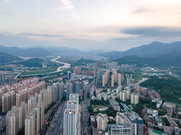 istock A city and streets lined with tall buildings 1500477459