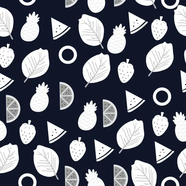 Vector illustration of Summer pattern design