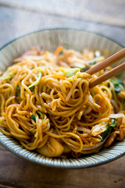 istock Yakisoba noodles in a bowl. 1500480931