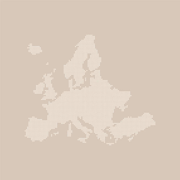 Europe map vector of the Europe map drawing of the map of moldova stock illustrations