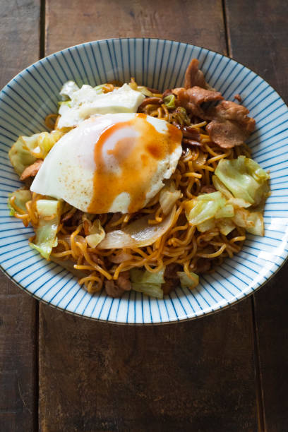 istock Yakisoba noodles on the dining table. 1500484298