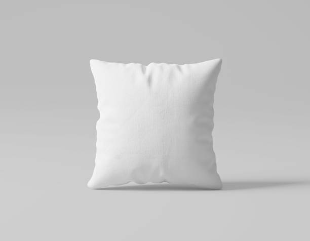 istock Premium Quality Square Pillow Cushion Mockup isolated on white Background 1500486056