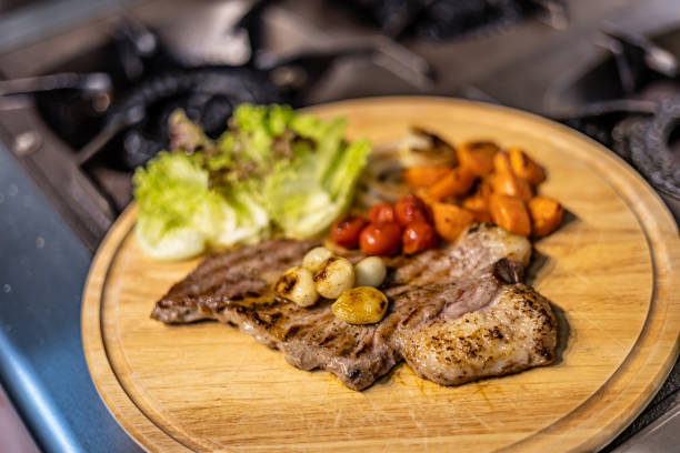 istock Beef Steak On A Wooden Tray 1500487089