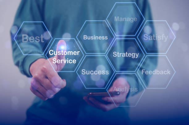 istock customer service concept, man thumb up with business chart customer service success strategy best management data analysis 1500492854