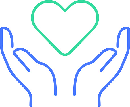Heart Support Base Heart Support Stock Illustration - Download Image Now - Bone ...