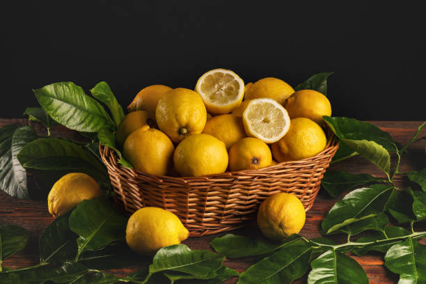 istock Basket of fresh lemons 1500497663