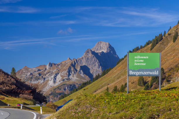 istock Bregenzerwald welcome, Hochtann Mountain Pass, Warth, Vorarlberg, Austria 1500500020