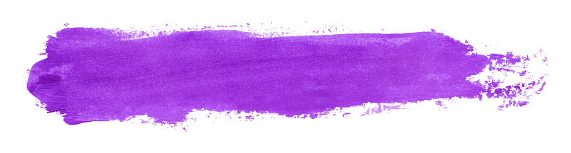 Purple watercolor cloud background hand colored with layers on white watercolor paper, My own work.