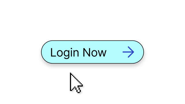 login button click  animation