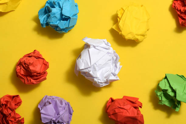 istock concept crumpled paper light bulb metaphor for good idea 1500507238
