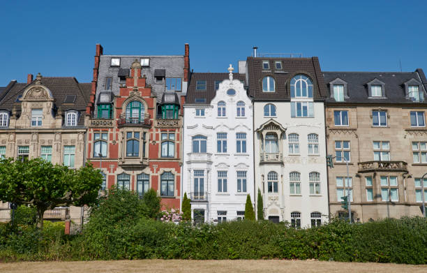 Classic townhouses, Düsseldorf  (Germany)