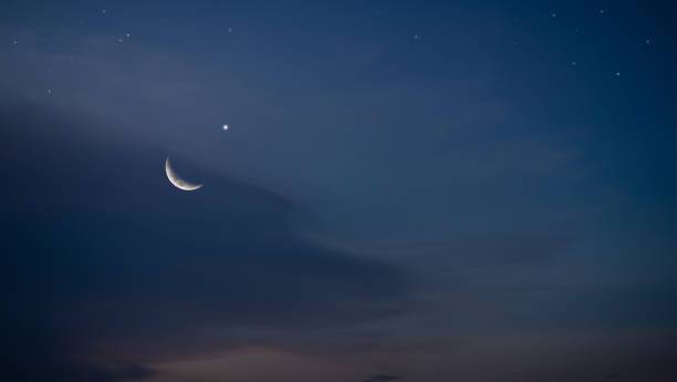 istock Sky Crescent Moon Night Ramadan Eid Background,Star Dark Blue Islamic Card Kareem Islam Ramazan Arabian Mubarak Sunset Muslim Arab Lantern Celebration New year Muharam,Al Adha Fitr Arabian 1500520607