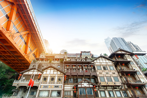 Chongqing, China's classical architecture: Hongyadong
