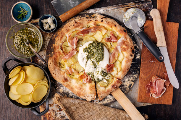 istock Sourdough Pizza with Burrata 1500523347