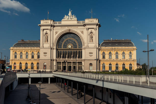 Eastern Railway Station in Budapest Hungary, Budapest, Hungary 20. May 2023.