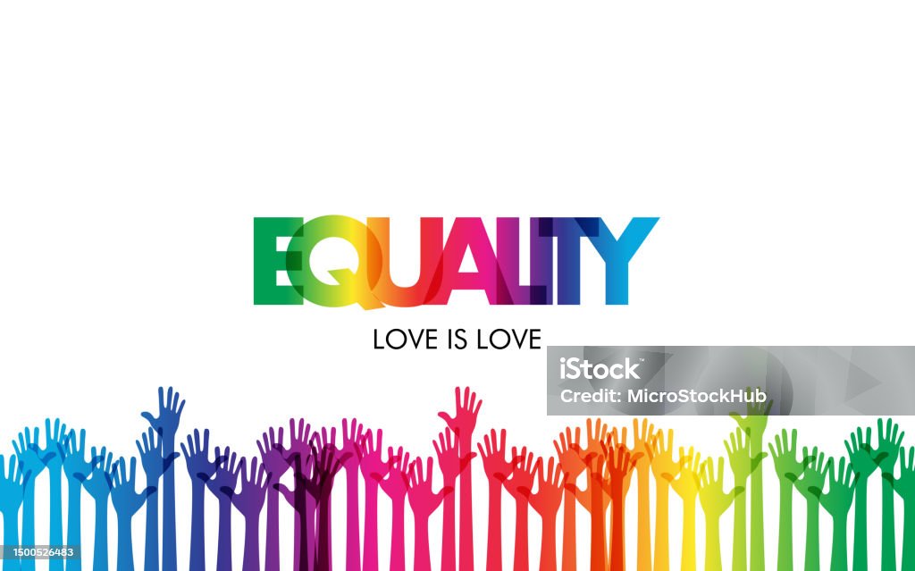 Basic Equality Equality Concept On White Background Stock Illustration - Download ...