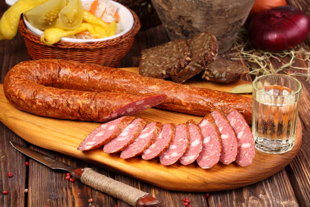 istock Still life with sausage 1500537640