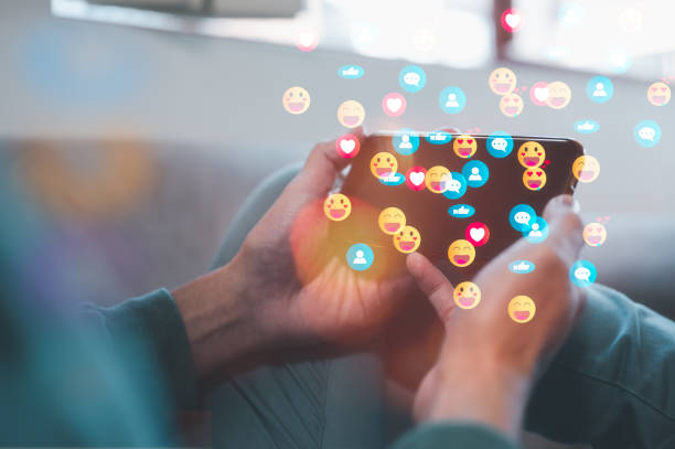 istock social media platform internet network concept, man using smartphone sending receiving social media connection icon love heart contact message thumb up on online network 1500539759