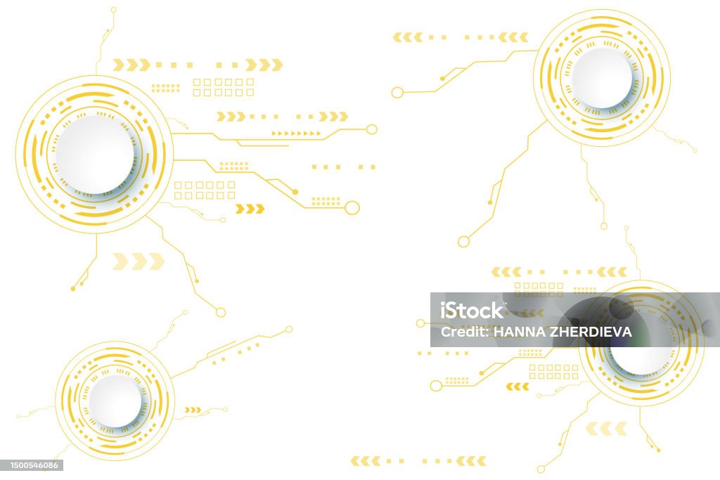 Future Backround Simple Abstract Future Technology Background With Different Elements Stock ...