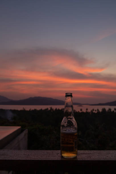 istock Amazing asian sunset with beer 1500554735