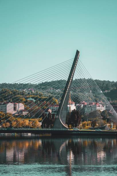 istock Tirantes Bridge surrounded by greenery in Pontevedra, Spain 1500556242