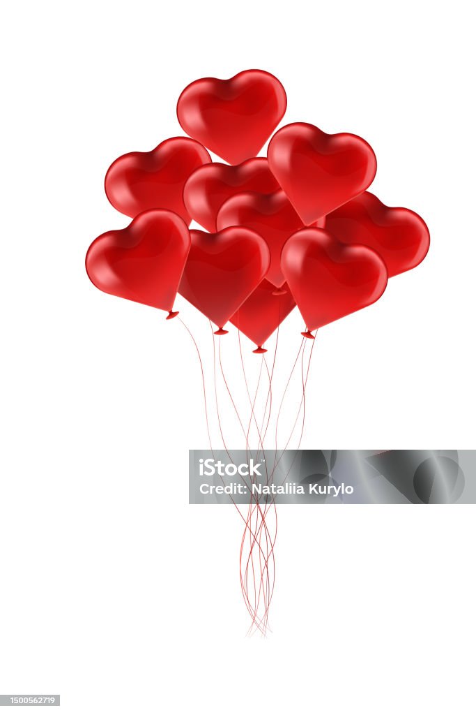 날아다니는 빨간 풍선 0명에 대한 스톡 벡터 아트 및 기타 이미지 - 0명, Carnival, 공휴일 - iStock
