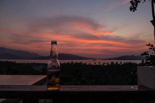 istock Amazing asian sunset with beer 1500564347