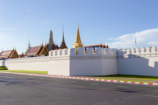 Emple of the Emerald Buddha or Wat Phra Kaew temple.