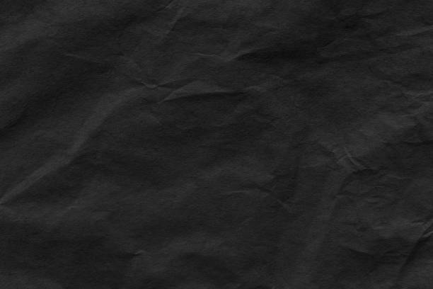 Black color eco recycled kraft paper sheet texture cardboard background.