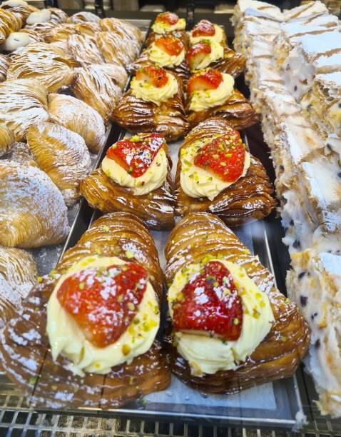 istock typical Sicilian cakes and ice creams 1500569940