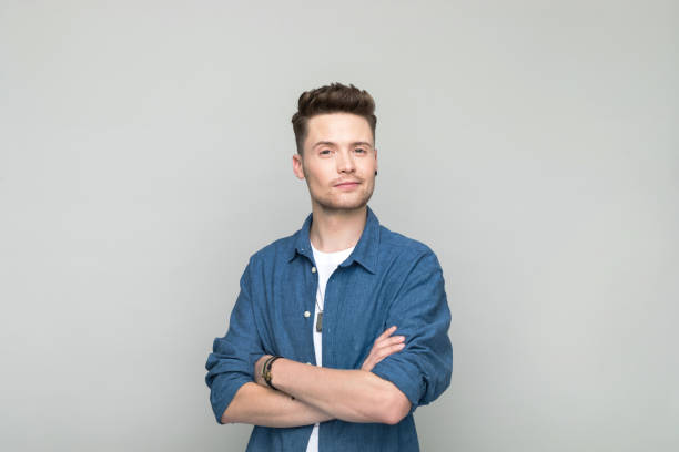 istock Portrait of confident young man 1500573206