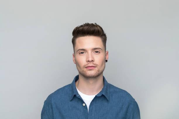 Portrait of confident young man