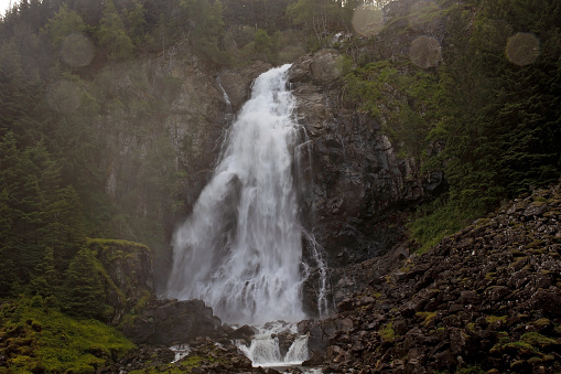 Amazing waterfalls near Odda village in Norway, Latefossen, Espelandsfossen, Vidfossen, amazing nature