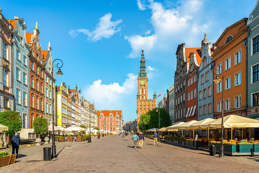 Long Market Street The Royal Road is located in the Main City of Gdansk between the Green Gate and long street