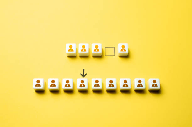 istock Selection of a new worker for a vacancy among candidates. 1500584156