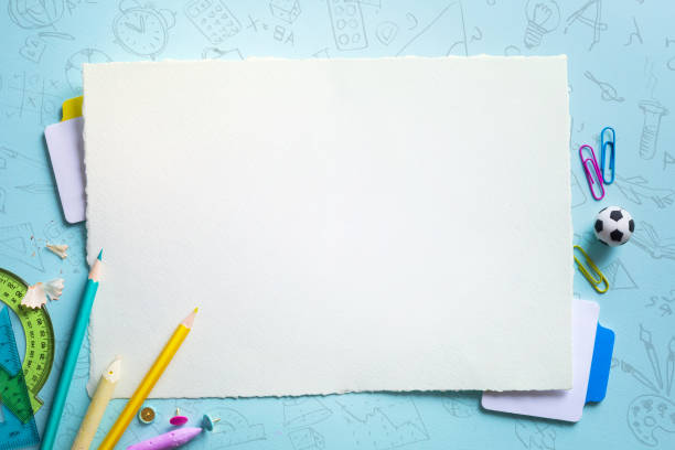 istock Back to School Banner background; School office supplies 1500584931
