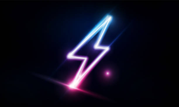 istock Abstract Modern colored poster for sports Light out technology and with neon hexagon and triangles. Hitech communication concept innovation background,  vector design 1500599792