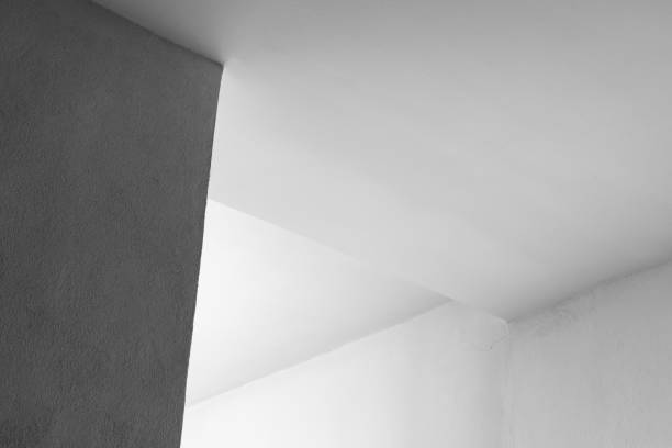 istock Abstract white minimal  architecture photo, interior background 1500601336