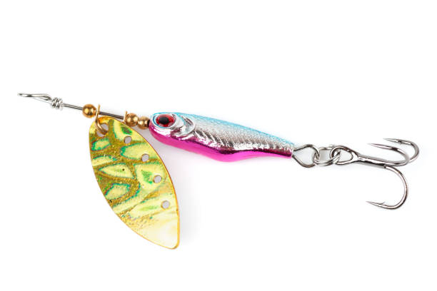 istock Spinner, lure for predator fishing, shot on white 1500604761